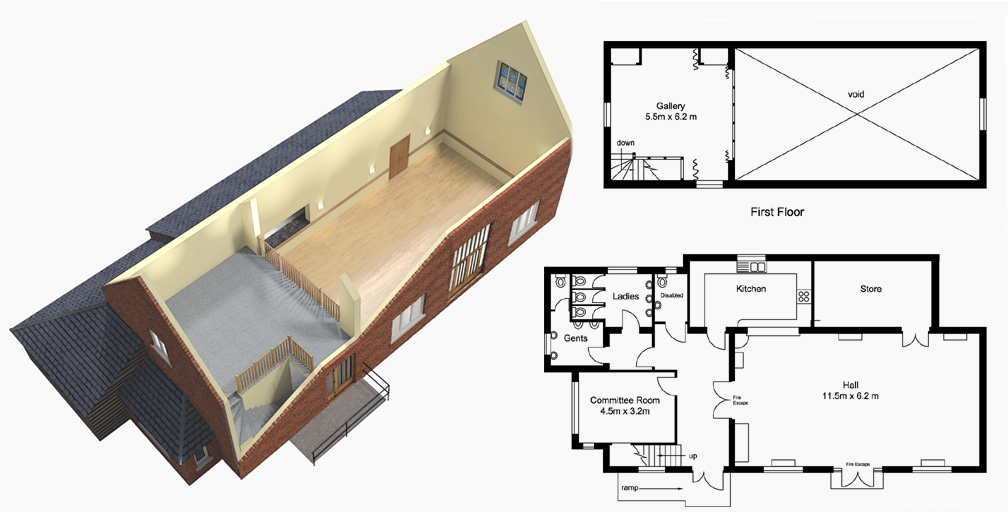 rockbourne village hall layout plan